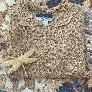 Vintage 80% silk  top